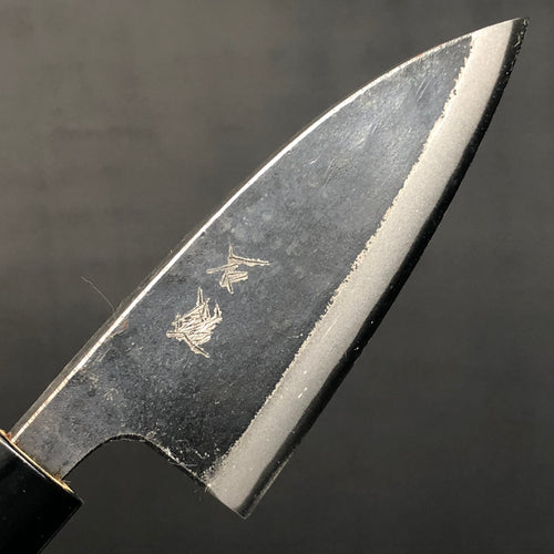 Deba Kurouchi 105 mm (4.1 in) Aogami (Blue) #2 Double-Bevel