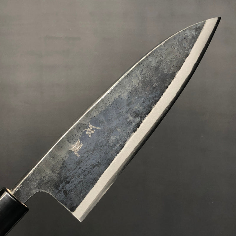 Deba Kurouchi 210 mm (8.3 in) Aogami (Blue) #2 Double-Bevel Thick-type