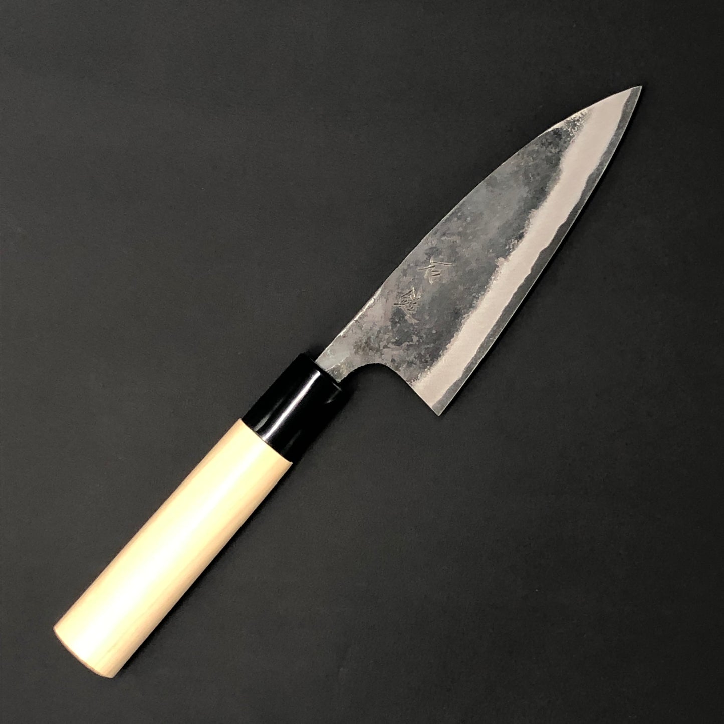 Funayuki Kurouchi 120 mm (4.7 in) Aogami (Blue) #2 Double-Bevel