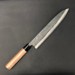 Gyuto Kurouchi 240 mm (9.4 in) Aogami (Blue) #2 Damascus (17 layers) Double-Bevel