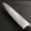 Gyuto 210 mm (8.3 in) VG10 Damascus (69 Layers) Hammered finish Double-Bevel