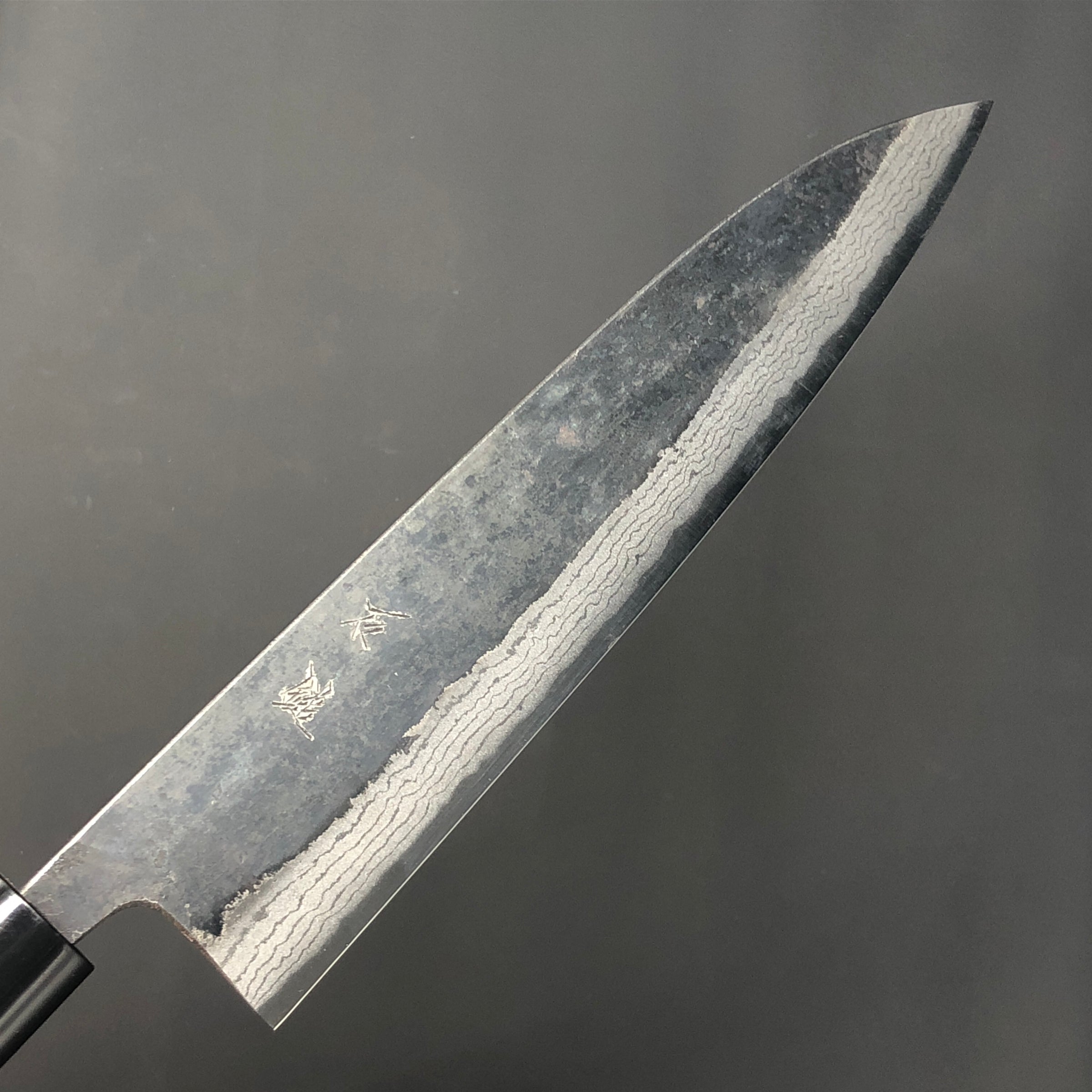 JIKKO Chef Kiritsuke Blue2 carbon steel Gyuto Japanese knife