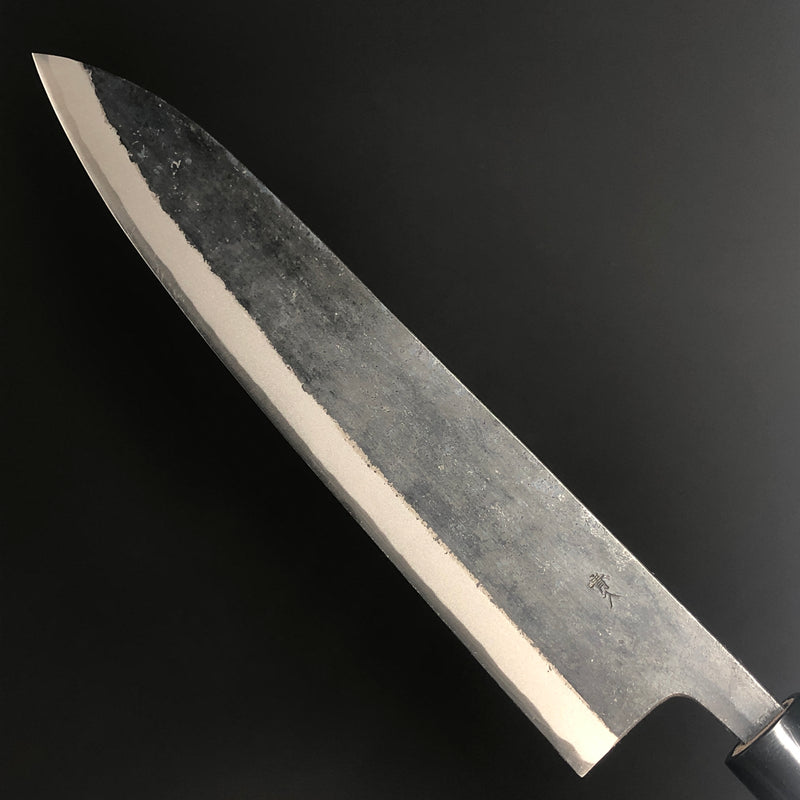 Gyuto Kurouchi 240 mm (9.4 in) Aogami (Blue) #2 Double-Bevel