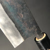 Gyuto Kurouchi 240 mm (9.4 in) Aogami (Blue) #2 Wavy polished Double-Bevel