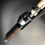 Kurouchi Forged Sword Hunting Knife Fixed Blade 135 mm (5.3 in) Aogami (Blue) #2 Double-Bevels