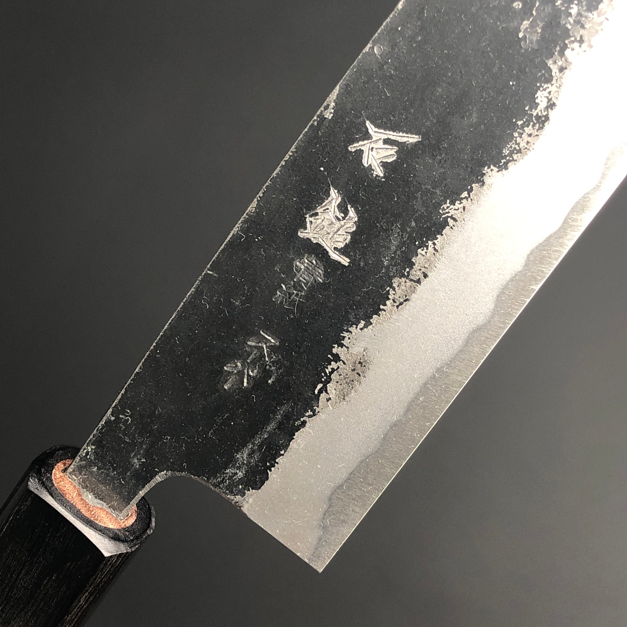 Funayuki Sabaki Aogami-Super Kurouchi Buffalo Ebony Handle 180mm – MUSASHI