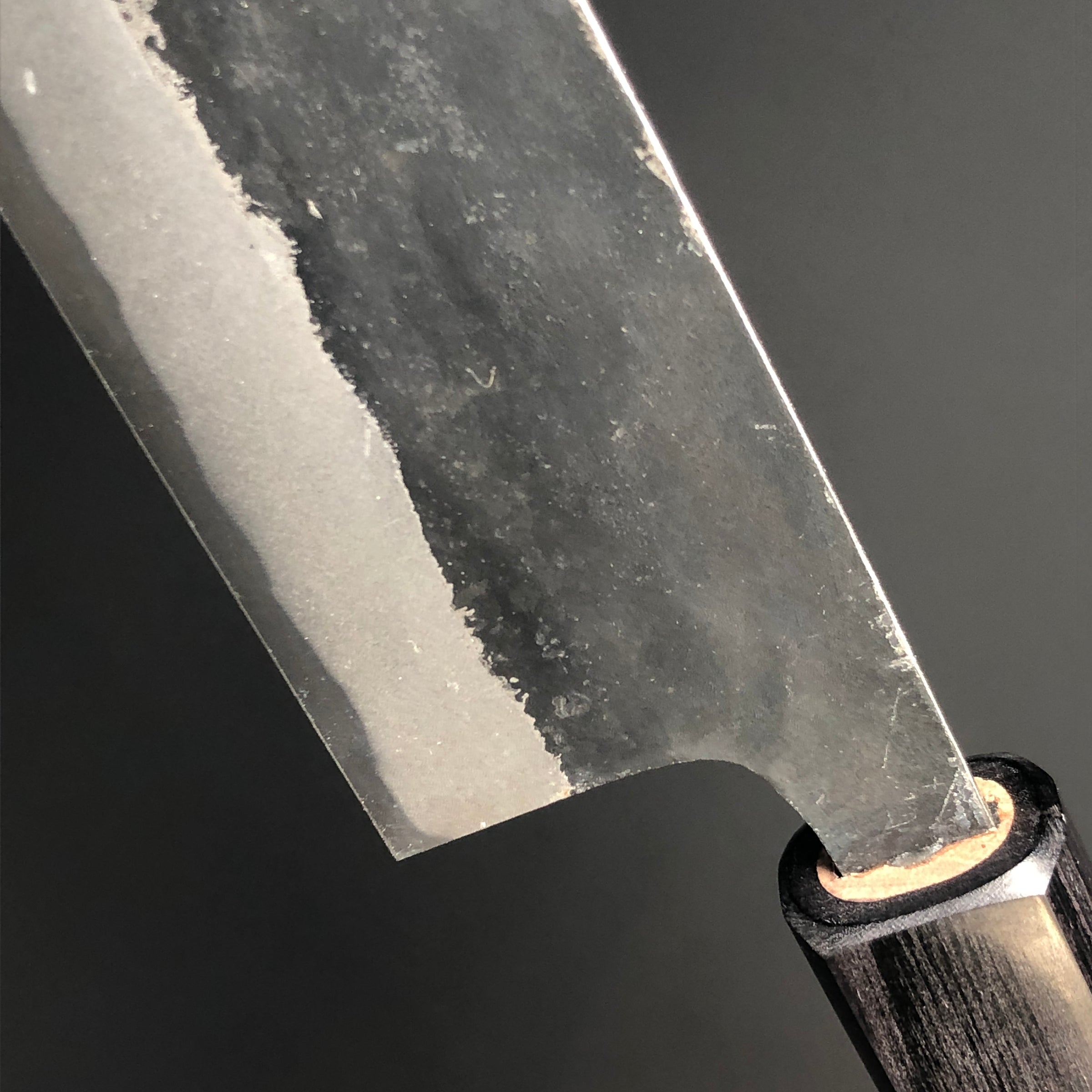 Funayuki Sabaki Aogami-Super Kurouchi Buffalo Ebony Handle 180mm – MUSASHI