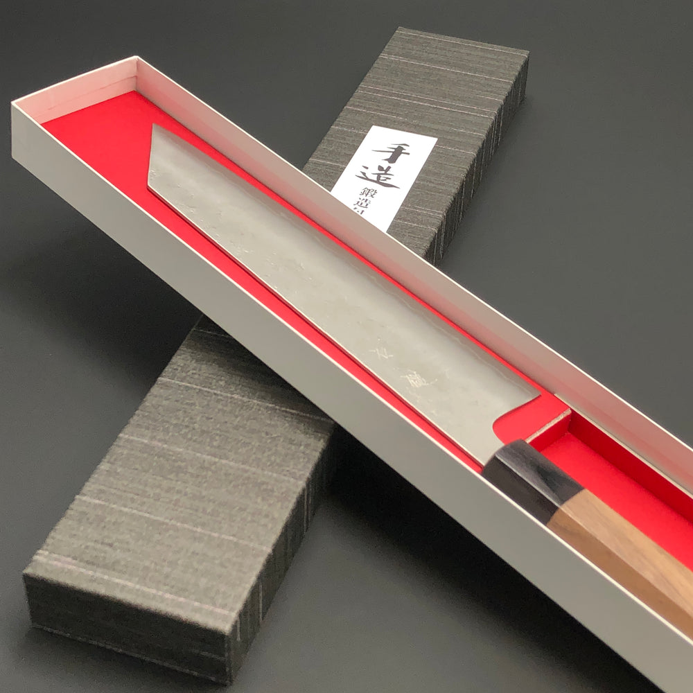 
                  
                    Kiritsuke 210 mm (8.3 in) Ginsan (Silver #3) Nashiji finish Double-Bevel
                  
                