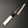 Kobocho Kurouchi 105 mm (4.1 in) Aogami (Blue) No.2 Double-Bevel Thick-Type