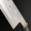 Koyanagi 135mm(5.3in) Aogami(Blue) #2 Polished Finish Damascus (17 layers) Double-Bevel