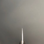 Nakiri 165mm (6.5 in) Ginsan (Silver No.3) Nashiji Satin finish Double-Bevel