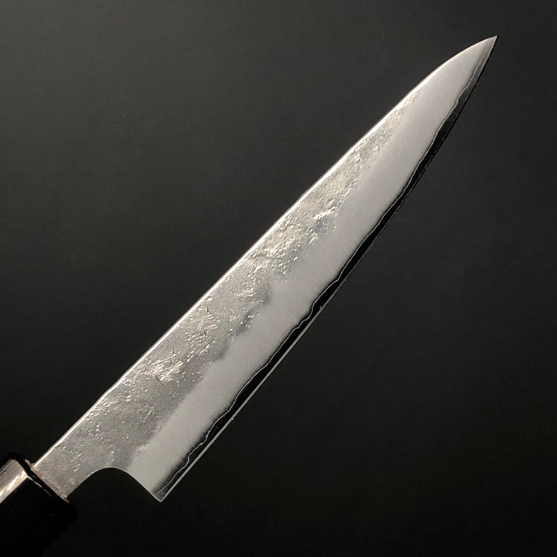Petty Paring knife 80mm (3.1 in) Ginsan (Silver no.3) Double-Bevel