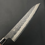 Gyuto Black Stainless 210 mm (8.3 in) Aogami Super Hammered Finish Double-Bevel