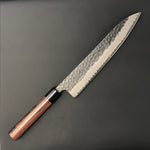 Gyuto Black Stainless 240 mm (9.4 in) Aogami Super Hammered Finish Double-Bevel