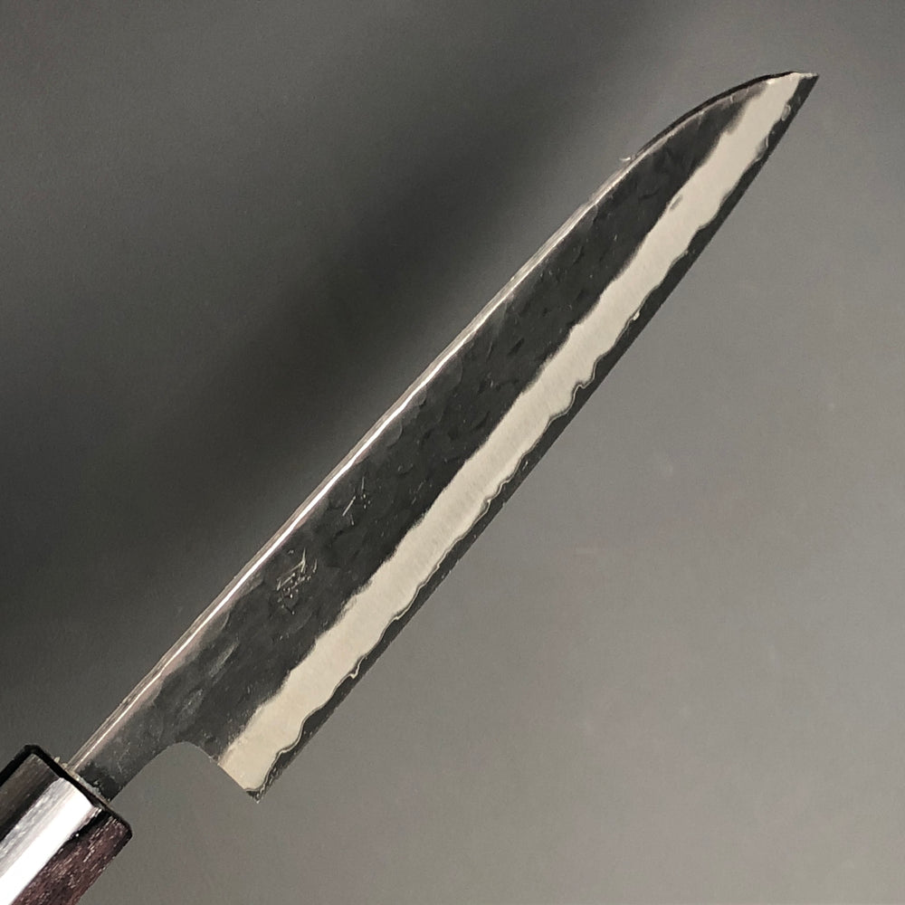 
                  
                    Santoku Black Stainless 165 mm (6.5 in) Aogami Super Hammered Finish Double-Bevel Walnut Octagonal type
                  
                