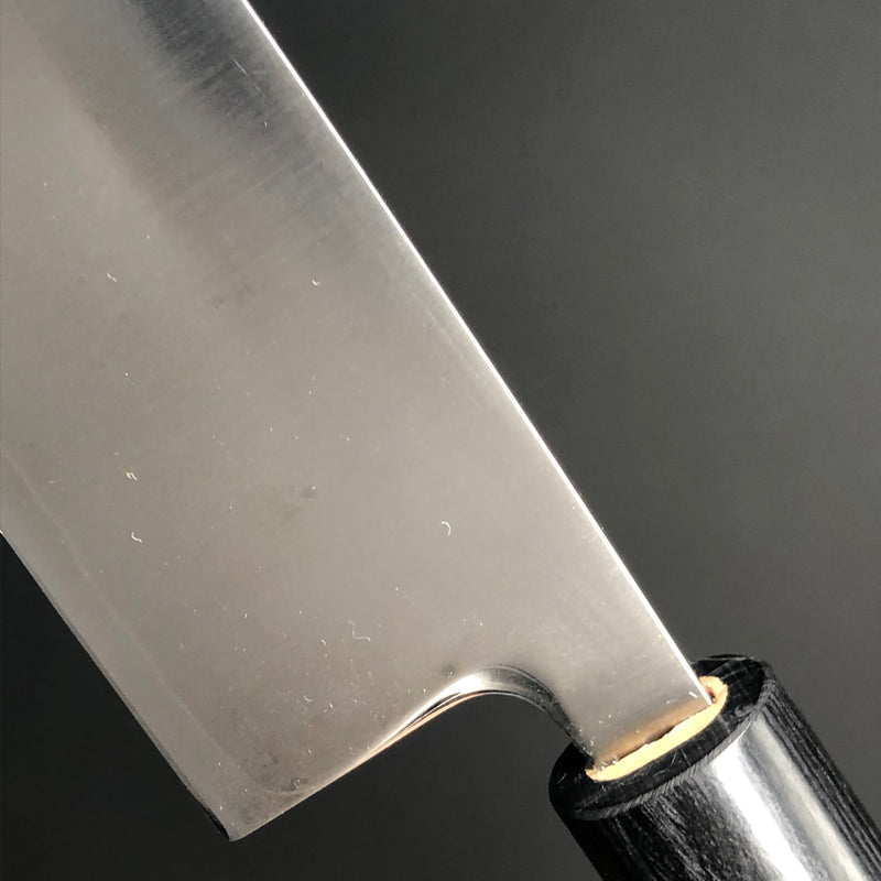 Santoku 165mm (6.5in) Polished finish SRS High speed powdered stainless steel Double-Bevel