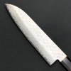 Santoku Damascus Hammered Finish Knife 180mm (7in) Stainless clad AUS10