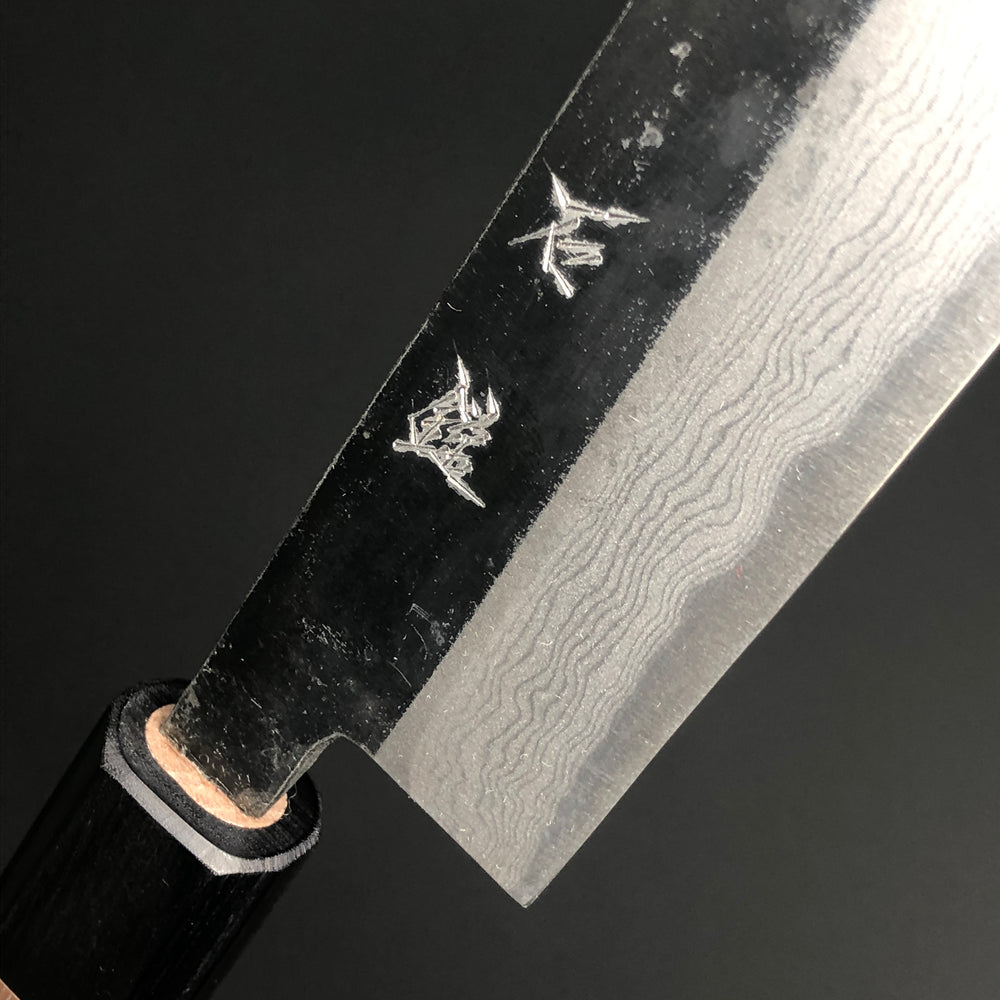 
                  
                    Sujihiki Kurouchi 210 mm (in) Aogami(Blue) No.2 Damascus (17 layers) Double-Bevel
                  
                